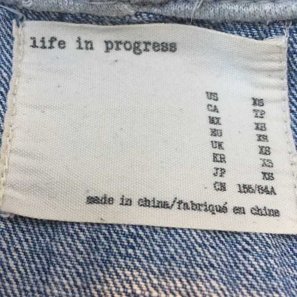 Jean jacket, cotton sleeves - Picture 4 of 4